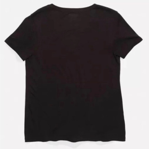 NEW Stance Womens BLACK V Neck VNeck T-Shirt Soft Pima Cotton SMALL S & MEDIUM M - Picture 3 of 4